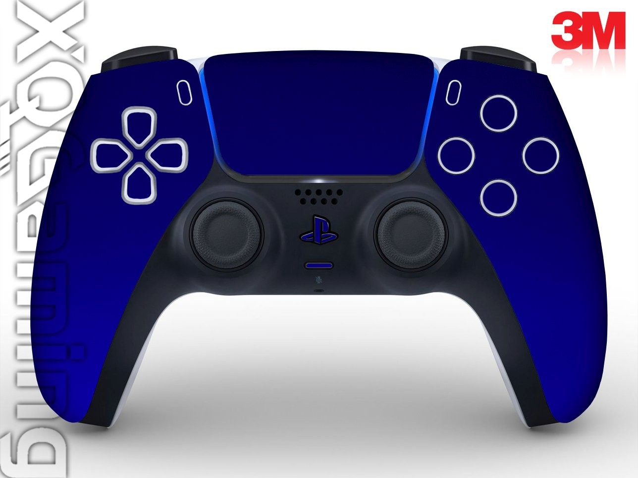 metallic blue ps4 controller