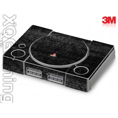 PS1 skin Hout Gebrand