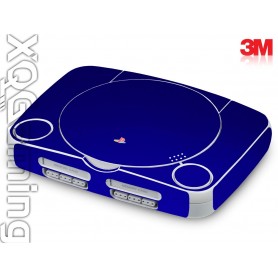 PS1 slim skin Metallic Blue Rapsberry