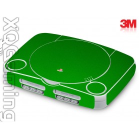 PS1 slim skin Metallic Green Envy