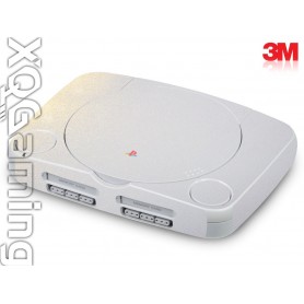 PS1 slim skin Metallic White Gold Sparkle