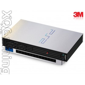 PS2 skin Metallic White Gold Sparkle