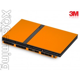 PS2 slim skin Gloss Bright Orange