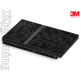 PS2 slim skin Shadow Black