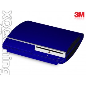PS3 skin Metallic Blauw Rapsberry