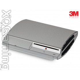 PS3 skin Metallic Sterling Silver