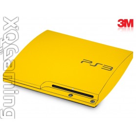 PS3 Slim skin Gloss Bright Yellow