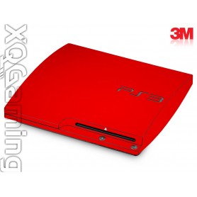 PS3 Slim skin Gloss Hotrod Red 