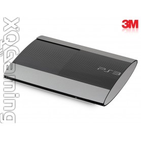 PS3 Super Slim skin Metallic Sterling Silver