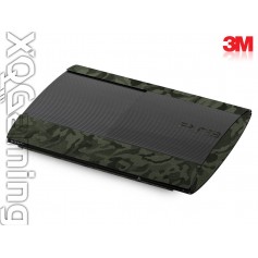 PS3 Super Slim skin Shadow Military Green