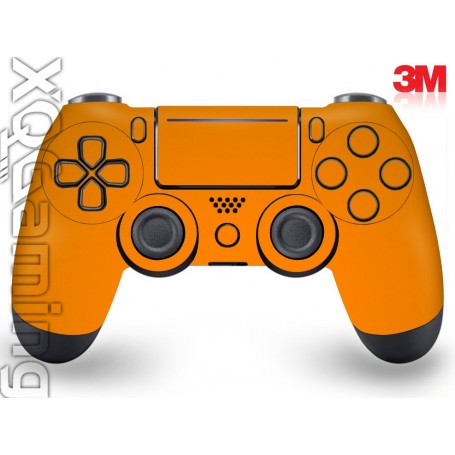 DS4 skin Glans Helder Oranje