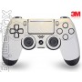 DS4 skin Metallic Wit Goud Sparkle