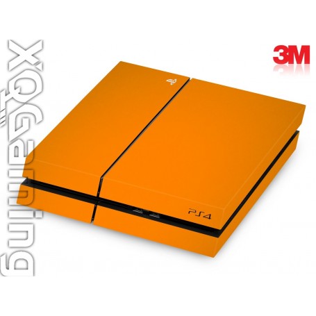 PS4 skin Glans Helder Oranje