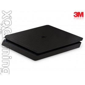 PS4 slim skin Carbon Fiber Black