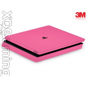 PS4 slim skin Gloss Hot Pink