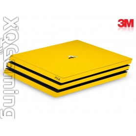 PS4 pro skin Gloss Bright Yellow