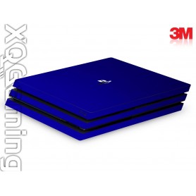 PS4 pro skin Metallic Blue Rapsberry