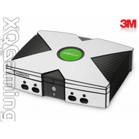 Xbox skin Carbon Fiber White