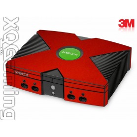 Xbox skin Metallic Dragon Fire Red