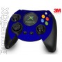 Xbox Duke Controller skin Metallic Blue Rapsberry