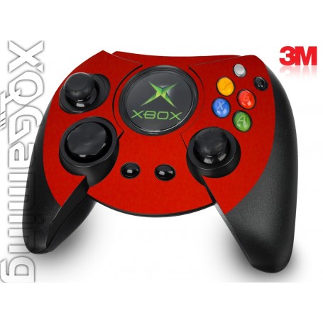 Xbox Duke Controller skin Metallic Dragon Fire Rood