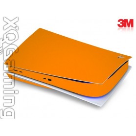 PS5 disc skin Gloss Bright Orange