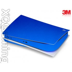 PS5 disc skin Metallic Blue Fire