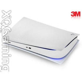 PS5 digi skin Carbon Fiber White