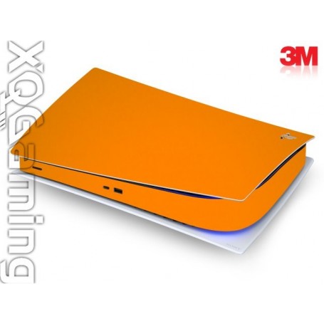 PS5 digi skin Gloss Bright Orange