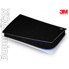 PS5 digi skin Metallic Zwart Galaxy Sparkle