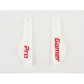 DS4 Pro Gamer Paddles Saber Curved White