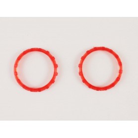 DualSense stick ringen Transparant Rood