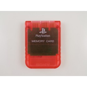 Sony PS1 memory kaart 1MB Red