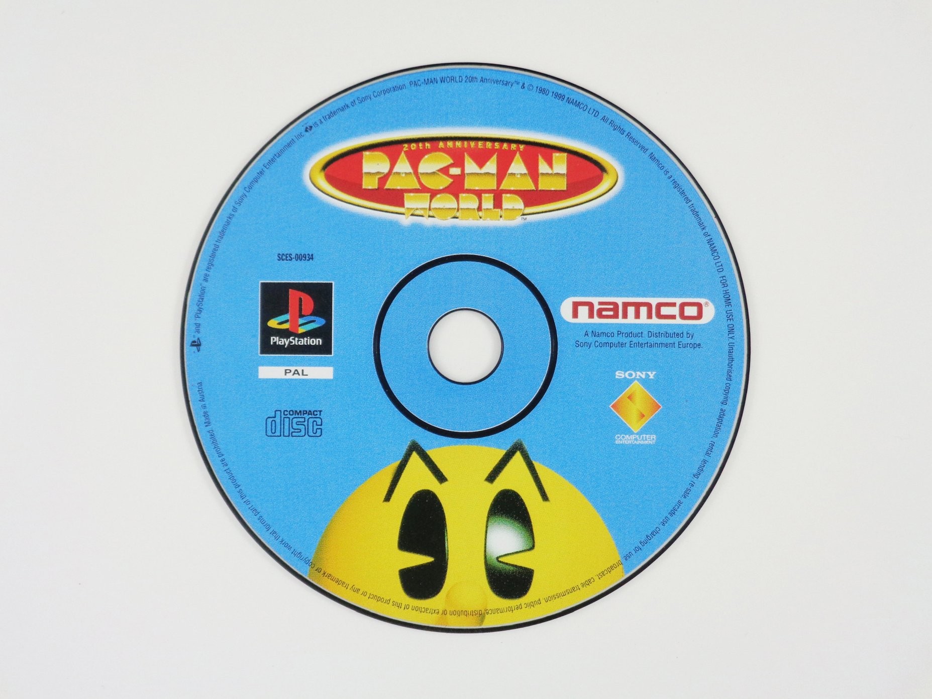 Pac man best sale 20th anniversary ps1