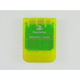 PS1 memory kaart geel 1MB SCPH-1020 Model S