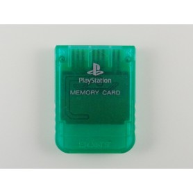 PS1 memory card green 1MB SCPH-1020 Model R