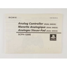 PS1 DualShock SCPH-1200E handleiding