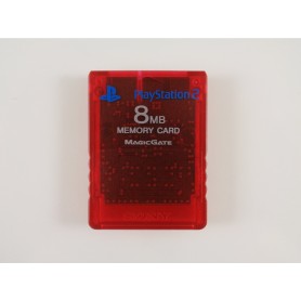 PS2 memory card red 8MB SCPH-10020 (model F)