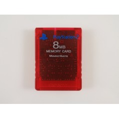 PS2 memory card red 8MB SCPH-10020 (model F)