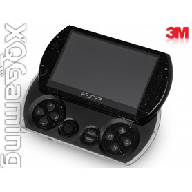 PSP Go Skin Metallic Zwart Galaxy Sparkle