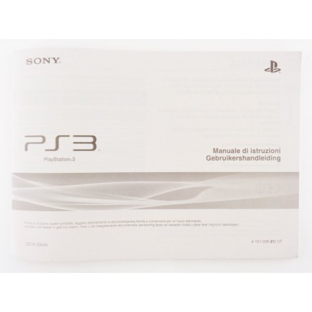 PS3 slim CECH-2004A handleiding (IT - NL)