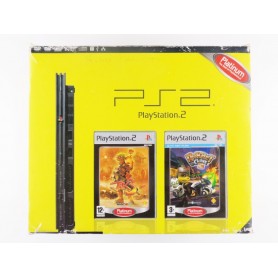 PS2 slim PAL SCPH-70004 (platinum edition) (box)