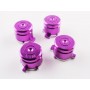 Aluminium Bullet Buttons Paars