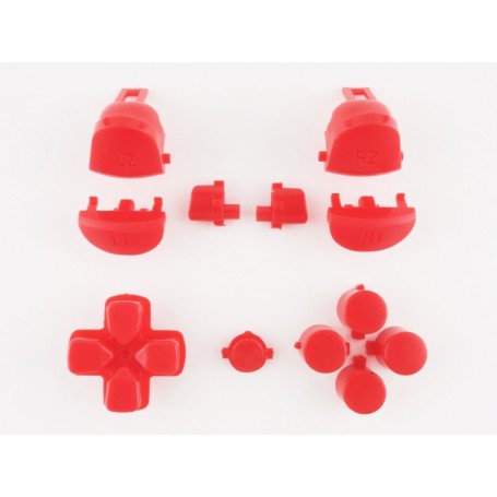 DS4 Buttons Matt Red (Gen 4,5 V2)