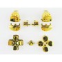 DS4 Buttons Chrome Gold (Gen 4,5 V2)