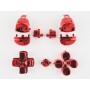 DS4 Buttons Chroom Rood (Gen 4,5 V2)