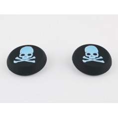 Stick Grips Skull Series Blauw