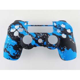 DS4 Shell Scar Blauw (soft touch) (Gen 4,5 V2)