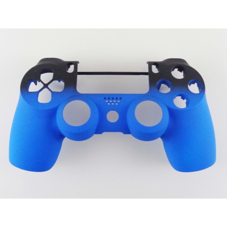 DS4 Shell Blue/Black (soft touch) (Gen 4,5 V2)