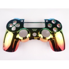 DS4 Shell Chrome Rasta (Gen 4,5 V2)